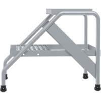 Escabeau en aluminium, 2 marche(s), 22-13/16" la x 24-9/16" lo x 20" h, Capacit&eacute; 500 lb St. Lawrence Industrial & Safety Supply