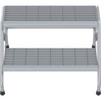 Escabeau en aluminium, 2 marche(s), 32-13/16" la x 24-9/16" lo x 20" h, Capacit&eacute; 500 lb St. Lawrence Industrial & Safety Supply