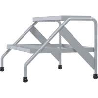 Escabeau en aluminium, 2 marche(s), 32-13/16" la x 24-9/16" lo x 20" h, Capacit&eacute; 500 lb St. Lawrence Industrial & Safety Supply