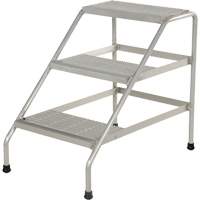 Escabeau en aluminium, 3 marche(s), 22-13/16" la x 34-9/16" lo x 30" h, Capacit&eacute; 500 lb St. Lawrence Industrial & Safety Supply