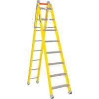 &eacute;chelle et escabeau combin&eacute;s, 13,8', Fibre de verre, 375 lb, CSA calibre 1AA St. Lawrence Industrial & Safety Supply
