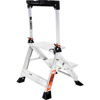 Jumbo Step Ladder, 1.5', Aluminum, 375 lbs. Capacity, Type 1AA St. Lawrence Industrial & Safety Supply