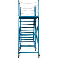 Snow Ladder, Steel, 10 Steps, 99" H, 85-1/2" D, 48" Step, Serrated St. Lawrence Industrial & Safety Supply