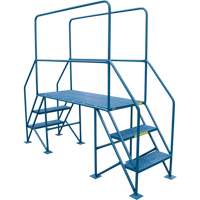 &eacute;chelles de liaison, 35-1/2" Port&eacute;e hors tout, 31-1/2" ha x 22" p, 22" Largeur de la marche St. Lawrence Industrial & Safety Supply
