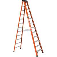 Escabeau, 12', Fibre de verre, Capacit&eacute; 375 lb, Type 1AA St. Lawrence Industrial & Safety Supply