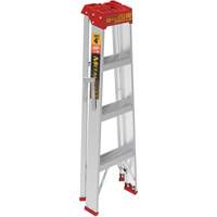 Step Ladder, 4', Aluminum, 200 lbs. Capacity, Type 3 St. Lawrence Industrial & Safety Supply