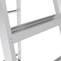 Step Ladder, 10', Aluminum, 225 lbs. Capacity, Type 2 St. Lawrence Industrial & Safety Supply