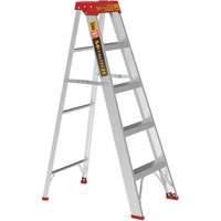Step Ladder, 5', Aluminum, 200 lbs. Capacity, Type 3 St. Lawrence Industrial & Safety Supply