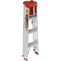Step Ladder with Paint Tray, 4', Aluminum, 200 lbs. Capacity, Type 3 St. Lawrence Industrial & Safety Supply