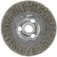 Disque &agrave; fils cr&ecirc;p&eacute;s, 4" dia., Fils 0,12", Arbre 5/8"-11 St. Lawrence Industrial & Safety Supply
