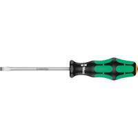 Tapered Slotted Screwdriver, 1/2", 10/1/2" L, Plastic Handle St. Lawrence Industrial & Safety Supply