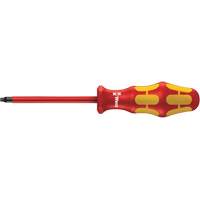Insulated Square Plus Screwdriver, #2 Tip, Round, 8-1/16" L, Plastic Handle St. Lawrence Industrial & Safety Supply