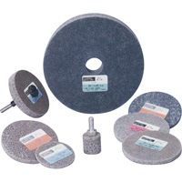 Standard Abrasives 500 Series Soft Density Unitized Wheels, 3" x 1/4", 1/4" Arbor, Medium Grit, Aluminum Oxide St. Lawrence Industrial & Safety Supply