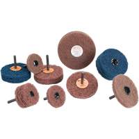 Standard Abrasives Buff & Blend Wheel, 3" Dia. x 1/4" W, 1/4" Arbor, Aluminum Oxide St. Lawrence Industrial & Safety Supply