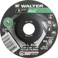 Depressed Centre Grinding Wheels - Aluminium Type 27, 4-1/2" x 1/8", 7/8" Arbor, Type 27 St. Lawrence Industrial & Safety Supply