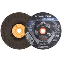 STAINLESS Grinding Wheel, 5" x 1/4", 5/8"-11 Arbor, Aluminum Oxide, Type 28S St. Lawrence Industrial & Safety Supply