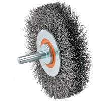 Disque mont&eacute; &agrave; fils cr&ecirc;p&eacute;s, 4" dia., Fils 0,0118" St. Lawrence Industrial & Safety Supply