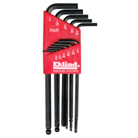 Balldrive Hex Key, Hex End, 7/64" x 3.56" L, L Shape St. Lawrence Industrial & Safety Supply