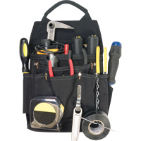 Porte-outils professionnels pour &eacute;lectricien, Porte-outil multiple, Polyester, 11 Poches St. Lawrence Industrial & Safety Supply