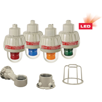 Lumi&egrave;res d'avertissement DEL antid&eacute;flagrantes avec technologie XLT, Continu/Clignotement, Ambr&eacute;e St. Lawrence Industrial & Safety Supply