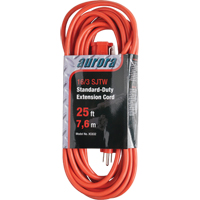 Extension Cord, Indoor/Outdoor, SJTW, 16/3 AWG, 13 A, 25' St. Lawrence Industrial & Safety Supply