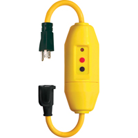 In-Line GFCI Cord Set, 120 V, 15 A, 1-1/5' Cord St. Lawrence Industrial & Safety Supply