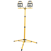 Twin-Head Work Light, LED, 40 W, 4800 Lumens, Aluminum Housing St. Lawrence Industrial & Safety Supply