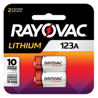 Batteries au lithium, 123, 3 V St. Lawrence Industrial & Safety Supply