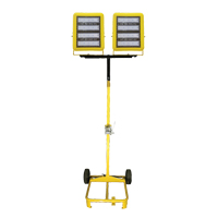 Dual-Head Cart with Winch, LED, 400 W, 60000 Lumens, Aluminum Housing St. Lawrence Industrial & Safety Supply