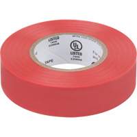 Electrical Tape, 19 mm (3/4") x 18 M (60'), Red, 7 mils St. Lawrence Industrial & Safety Supply