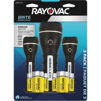 Brite Essentials Flashlight Pack, LED, 40/26 Lumens, D/AA Batteries St. Lawrence Industrial & Safety Supply