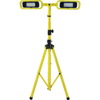 Lampe double Beacon Infinity avec tr&eacute;pied et support magn&eacute;tique, DEL, 40 W, 10800 lumens, Boîtier en Plastique/Aluminium St. Lawrence Industrial & Safety Supply