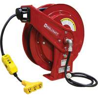 70000 Power Cord Reel, 100', SEOOW, 12 Gauge, 15 A St. Lawrence Industrial & Safety Supply