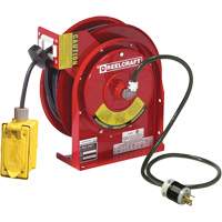 Power Cord Reel, 45', SJEOOW, 12 Gauge, 20 A St. Lawrence Industrial & Safety Supply