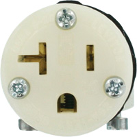 Hospital Grade Extension Plug Connector, 5-20R, Nylon St. Lawrence Industrial & Safety Supply