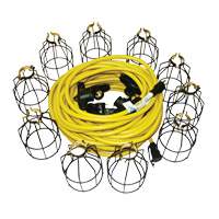 Guirlandes lumineuses &agrave; DEL, 10 Lumi&egrave;res, 100' lo, Boîtier en M&eacute;tal St. Lawrence Industrial & Safety Supply