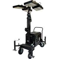 Beacon LED Four-Light Tower, Diesel/Electric, 800 Watts, 120000 Lumens, 17' High St. Lawrence Industrial & Safety Supply
