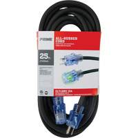 Cordon rallonge All-Rubber, Ext&eacute;rieur, SJOOW, AWG 12/3, 15 A, 25' St. Lawrence Industrial & Safety Supply