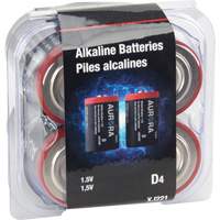 Piles alcalines industrielles, D, 1,5 V St. Lawrence Industrial & Safety Supply