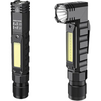 Baladeuse multifonctionnelle, DEL, 500 lumens, Piles Rechargeable St. Lawrence Industrial & Safety Supply