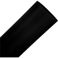 Black Heat Shrink Tubing, Thin Wall, 100', 0.75" (19.05 mm) - 1.5" (38.1 mm) St. Lawrence Industrial & Safety Supply