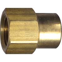 Reduced Pipe Coupling, Brass, 1/2" x 3/8" St. Lawrence Industrial & Safety Supply