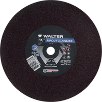 Ripcut Stainless Steel Cut-Off Wheel for Stationary Saws, 14" x 1/8", 1" Arbor, Type 1, Aluminum Oxide, 4400 RPM St. Lawrence Industrial & Safety Supply
